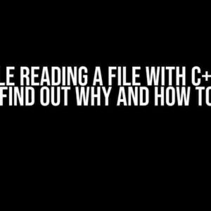 Trouble Reading a File with C++ in VS Code? Find Out Why and How to Fix It!